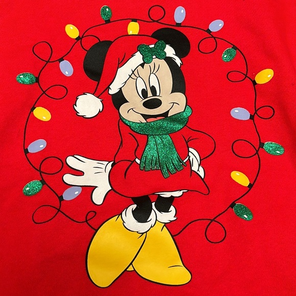 Disney Minnie Mouse Red Sweatshirt - Picture 2 of 4